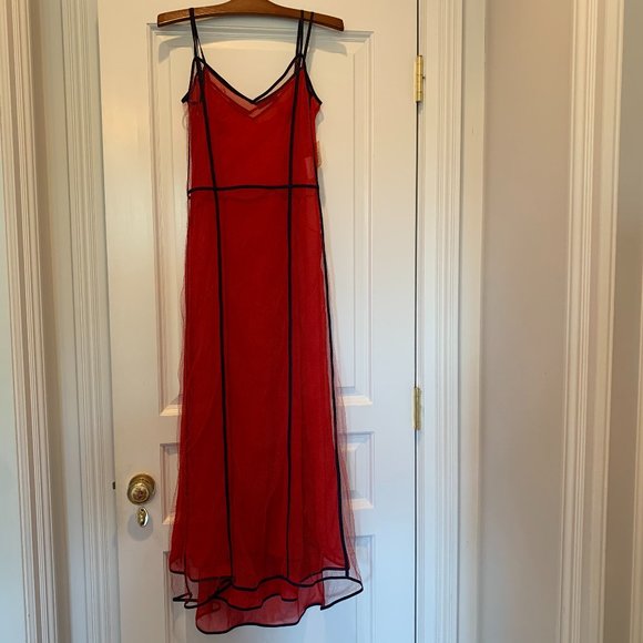 Prada Dresses & Skirts - Prada Red Fishnet Dress